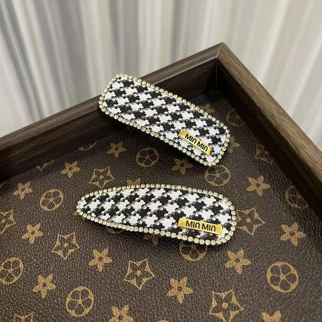 BB夹日韩女一字夹波西米亚风发夹鸭嘴夹气质韩版发饰