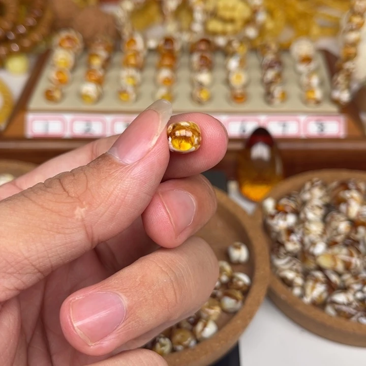 琥珀裸石未镶嵌睡***菜92号