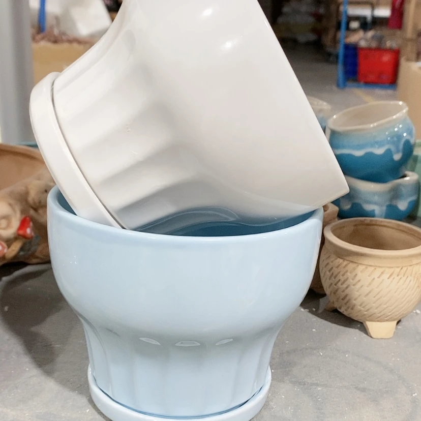 【闪购商品】陶瓷陶瓷花盆，多肉花盆