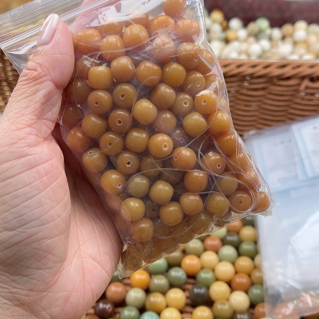 白玉菩提吊坠Q/10mm/100颗