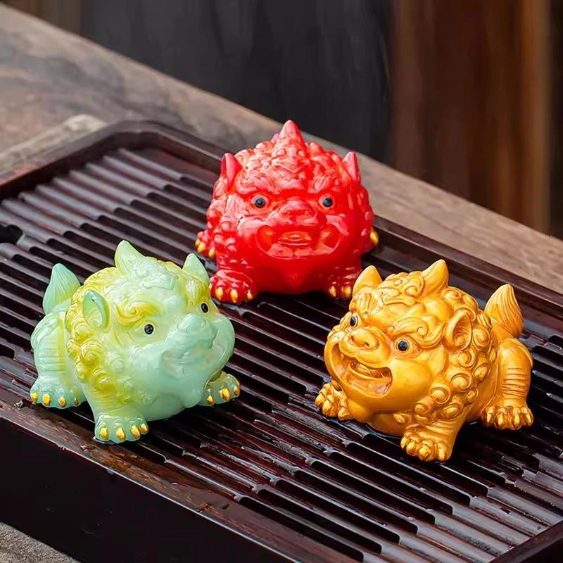 变色茶宠招财貔貅蟾蜍可养摆件金蟾茶桌茶道茶台茶具茶盘精品配件