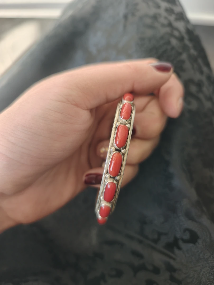 925银亚克力手镯 尼泊尔进口女士手镯