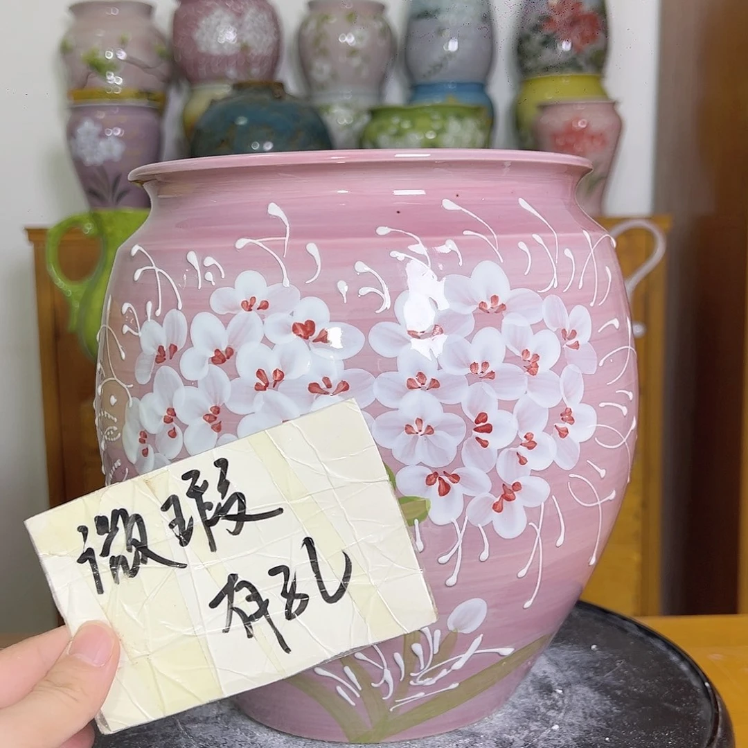 景德镇陶瓷花盆花器瑕258