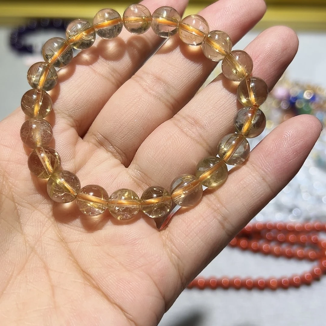 水晶手链未镶嵌金太晶9毫米2号