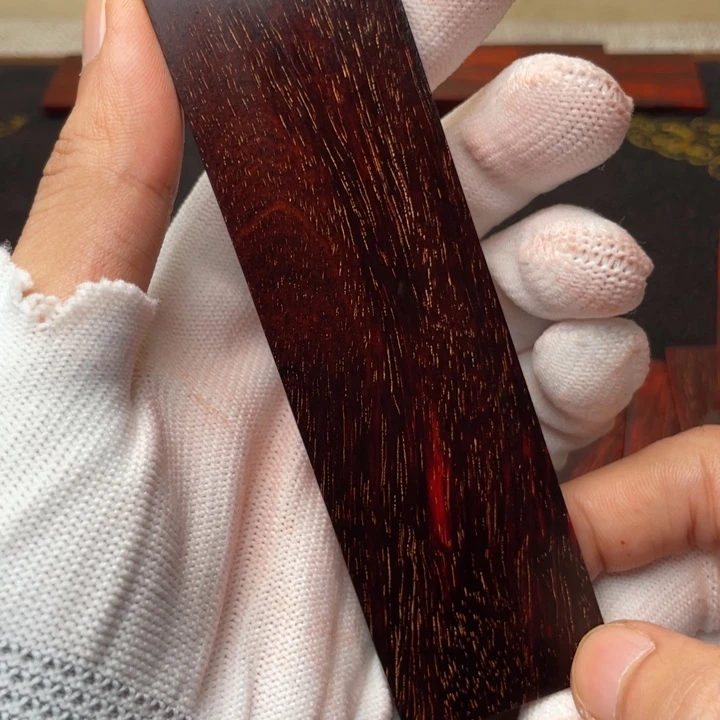 四***草把件小叶紫檀印度小叶紫檀雕刻