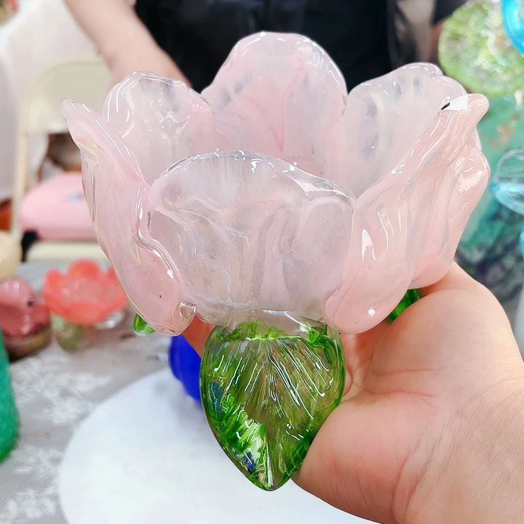 往***。福利不退不换琉璃花瓶艺术品