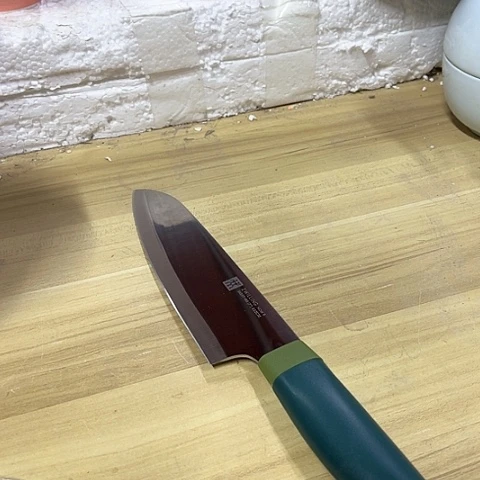 微瑕，不锈钢水果刀不能砍骨青柠
