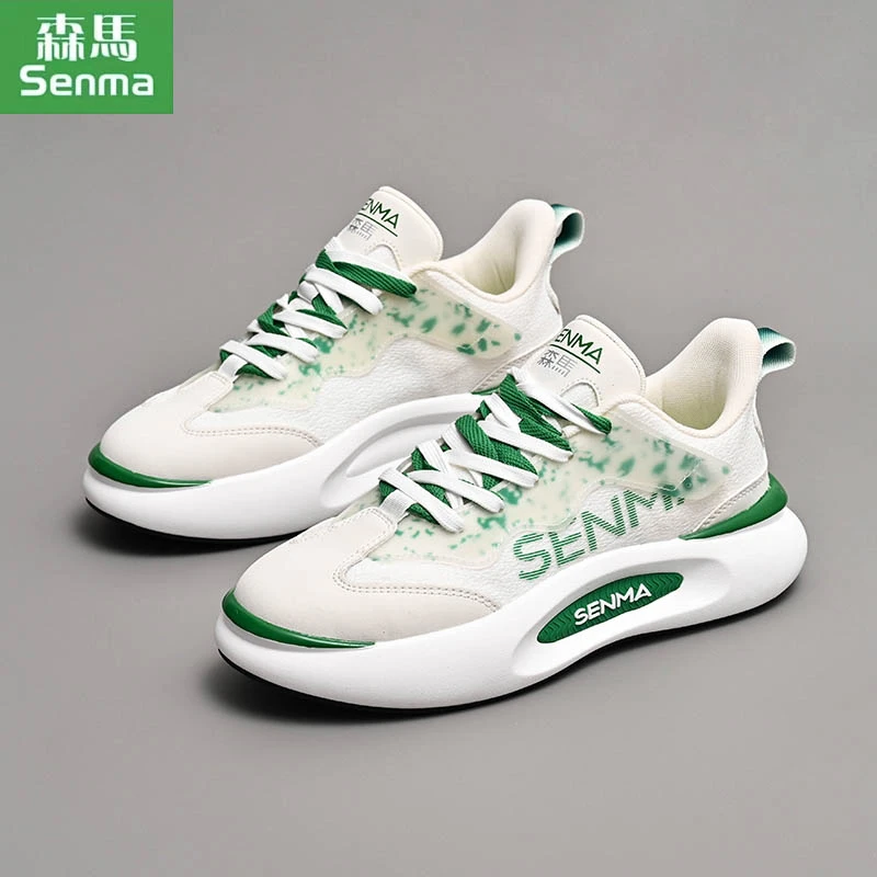 SENMA/森马春夏季休闲鞋时尚运动缓震百搭潮流低帮透气软底男鞋