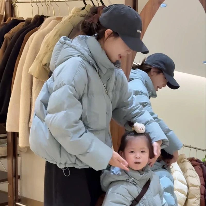 棉服女冬高级感2025年新款时尚连帽面包服休闲宽松保暖棉服短外套