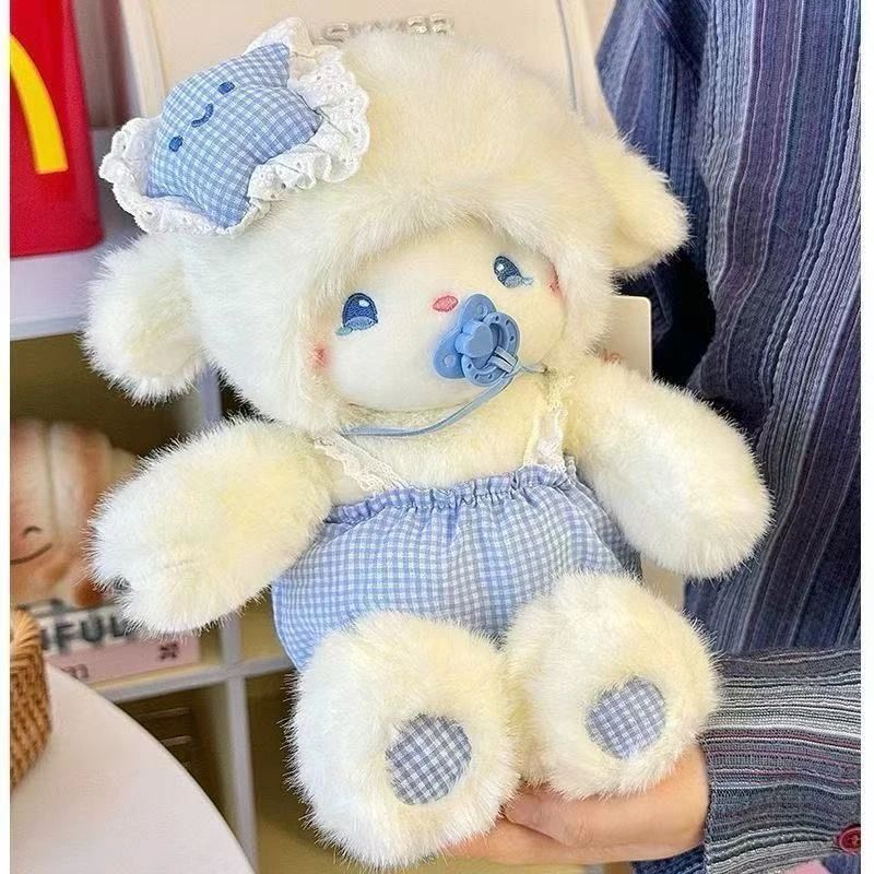 安抚奶嘴小羊鼻涕晚安小羊毛绒玩偶娃娃睡觉抱枕公仔陪伴生日礼物