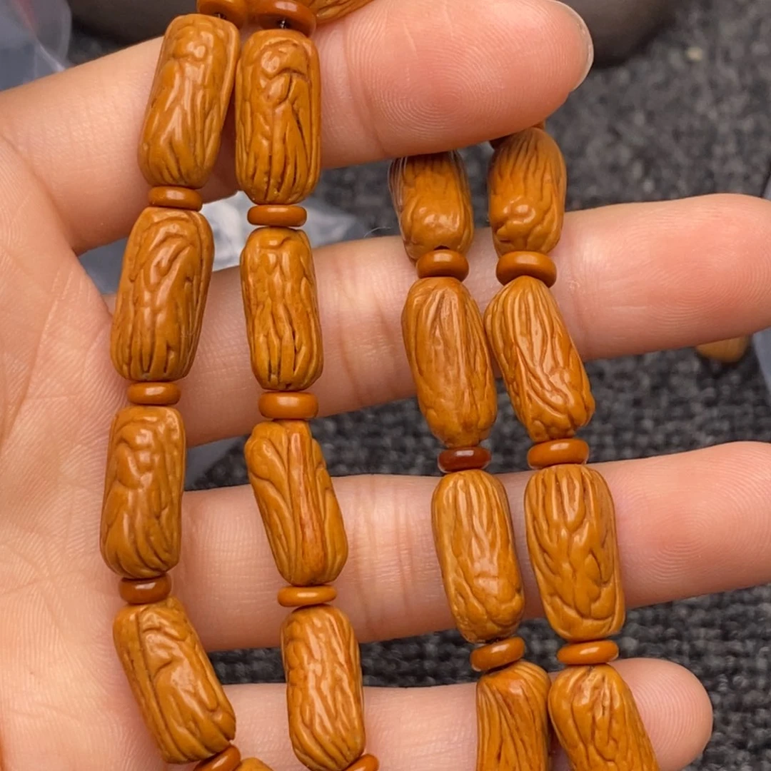 秦岭山脉龙纹桃核 单圈