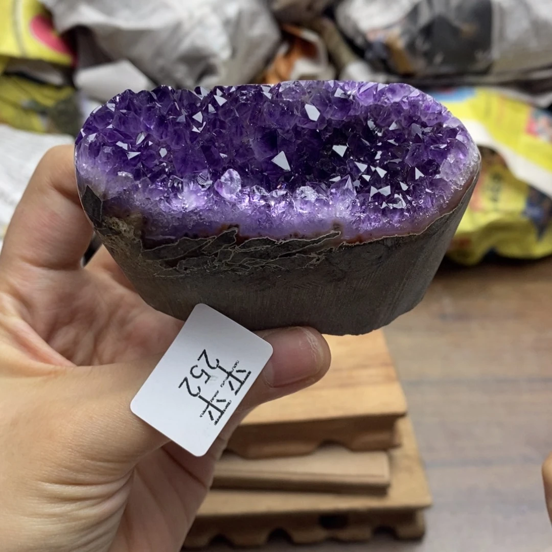 紫晶珠宝半成品未镶嵌