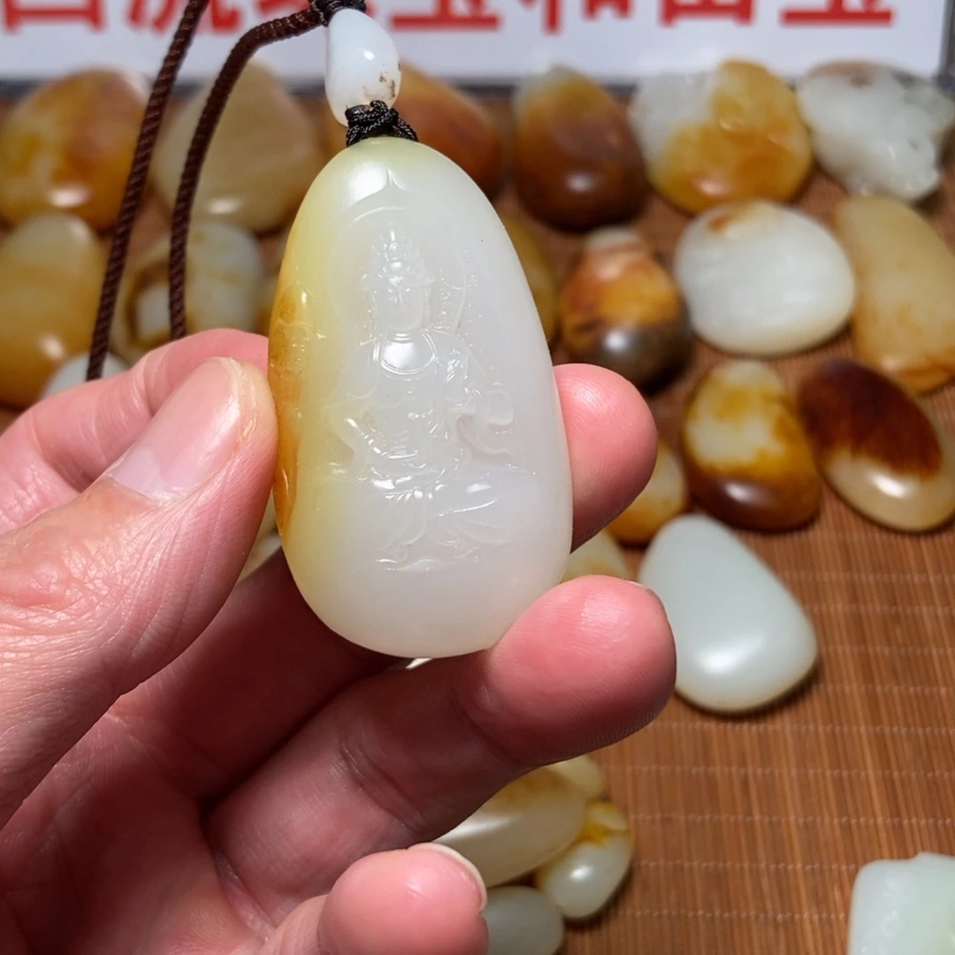 时***匆和田玉（白玉）未镶嵌颈饰