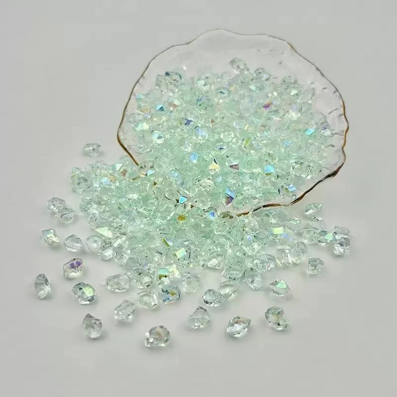【碎碎冰-四选二】炫彩电镀镭射仿真碎碎冰5-7mm手工DIY配件