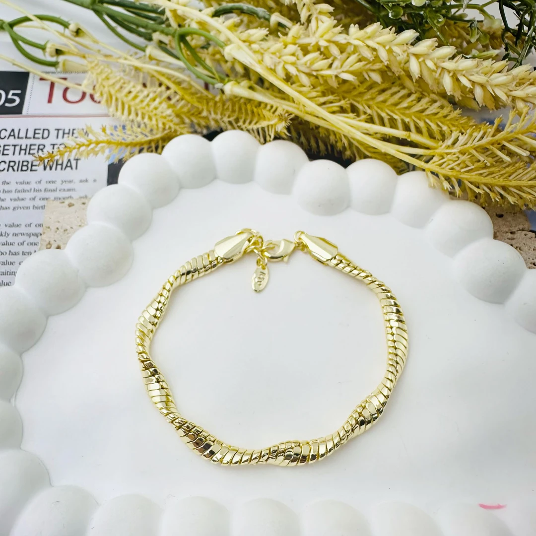 铜合金合成锆石手链 B0883-铜合金锆石手链