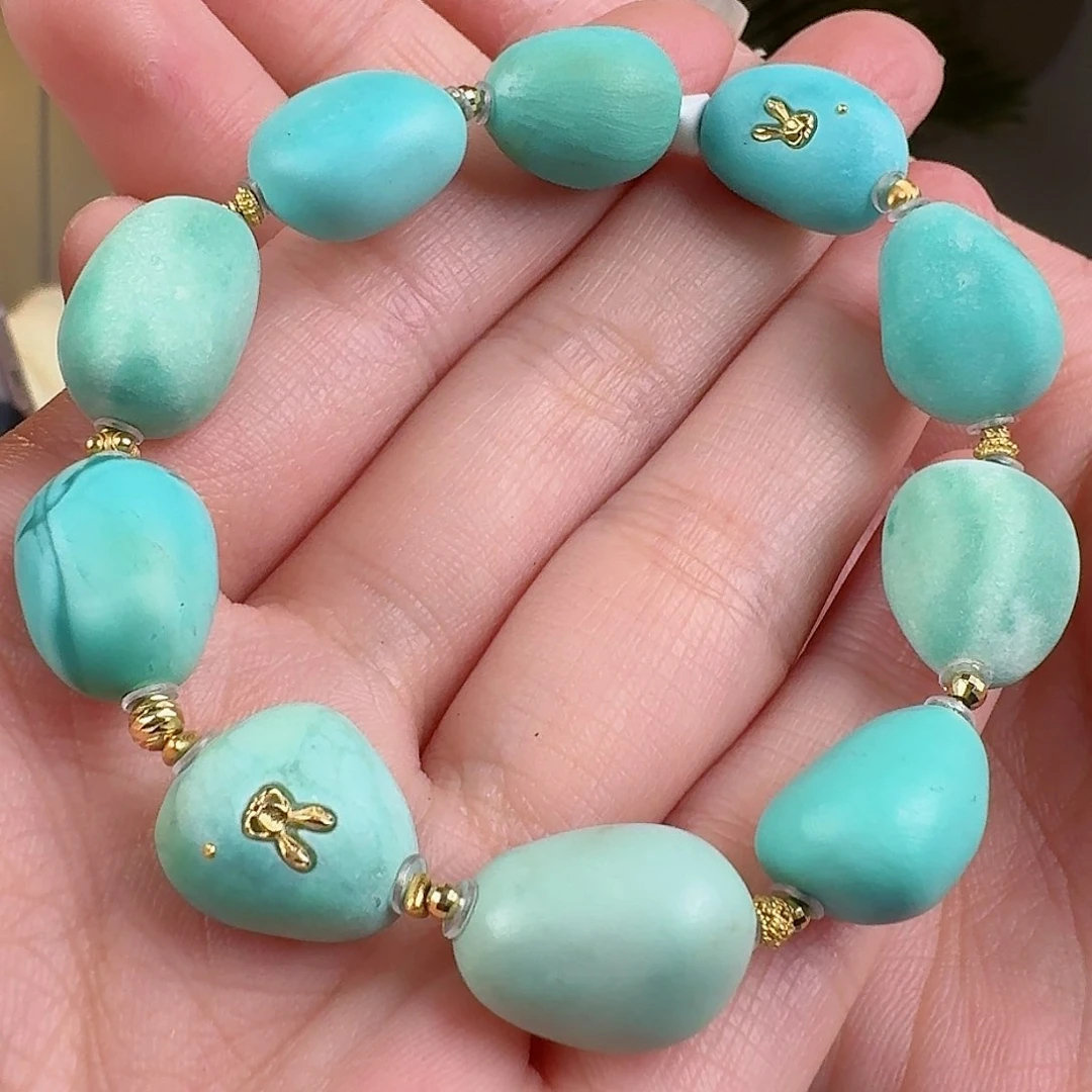 绿松石珠宝奇石未镶嵌