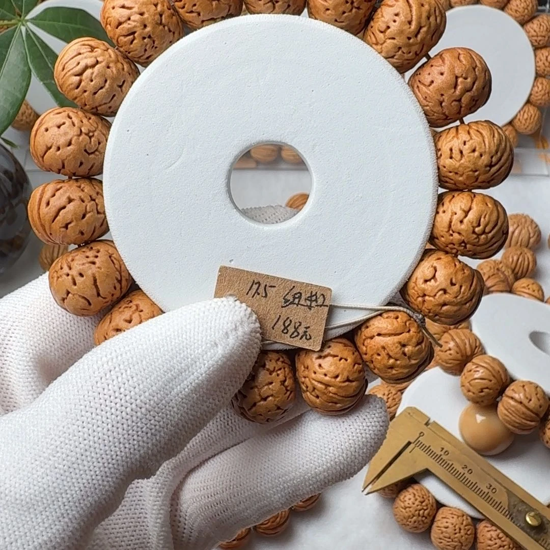 始***⁴桃核手串树王纽扣