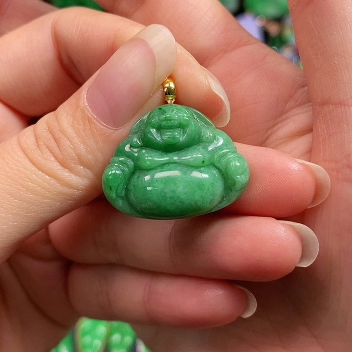 颈饰未镶嵌翡翠吊坠