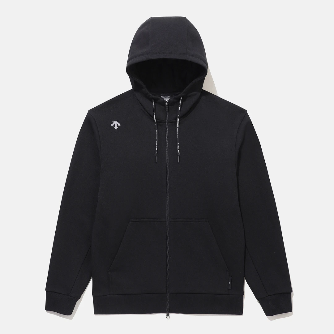 DESCENTE/迪桑特运动休闲连帽卫衣外套男女百搭开衫SQ123UFT11