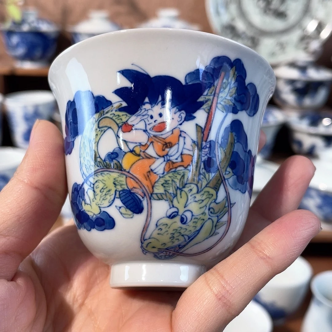 泥藝瓷夢七龙珠铃铛杯
