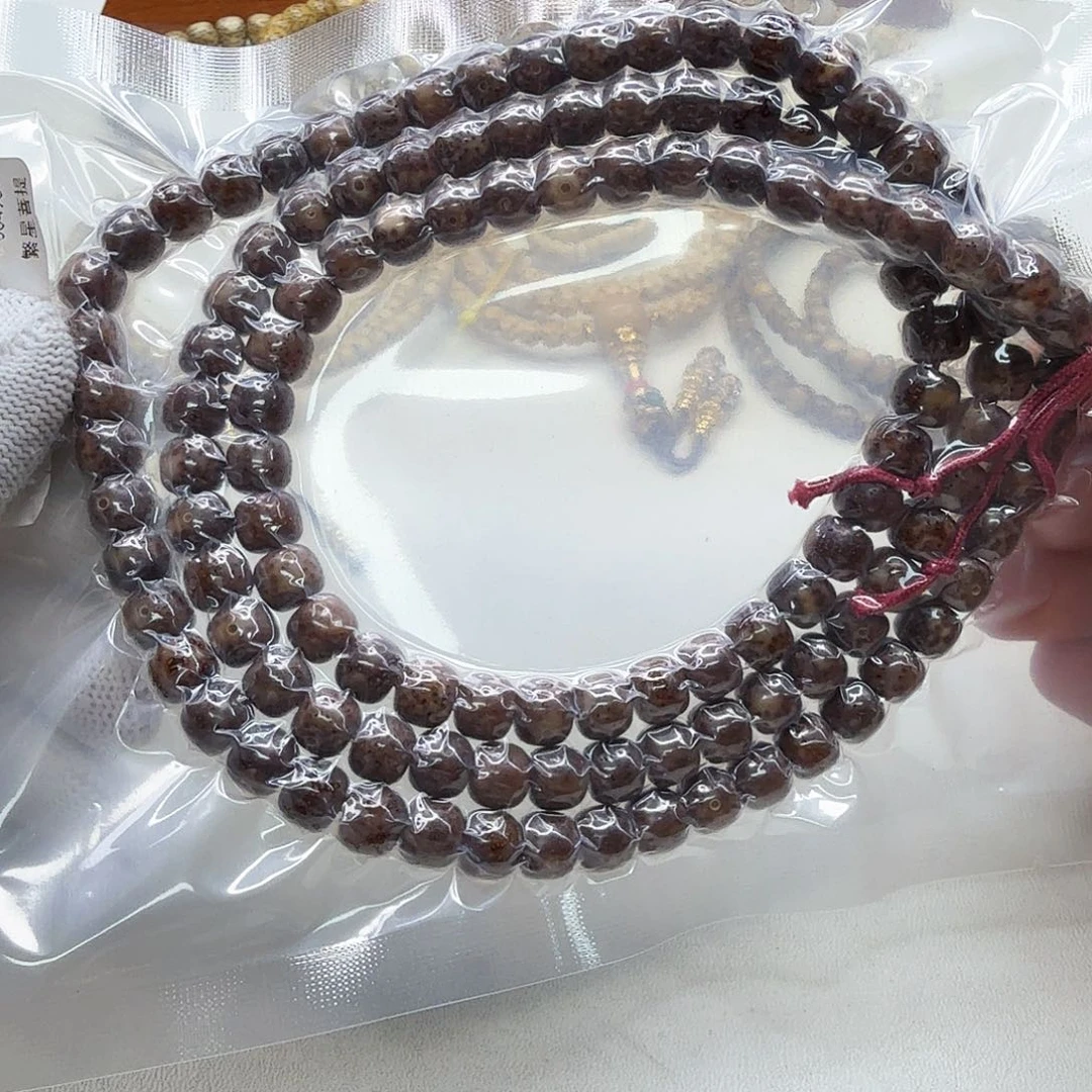 星月菩提吊坠31尊宠糯冰红冰糖9左右桶108