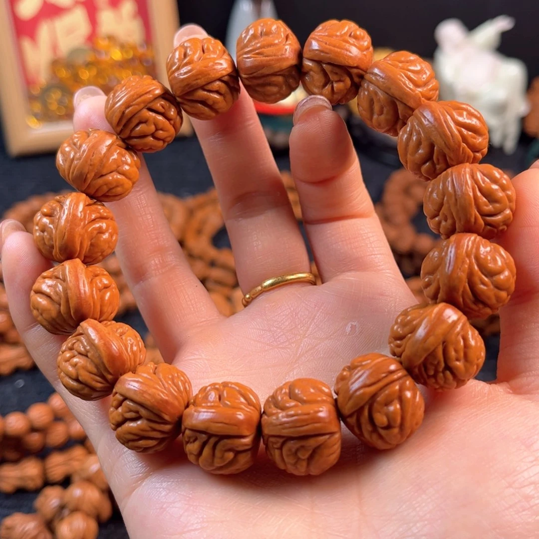 桃核手串.****。A19链接手串