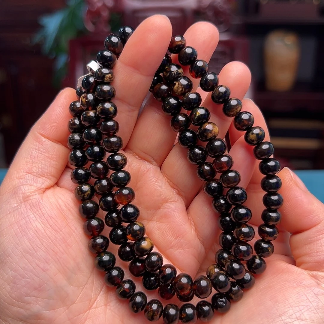 琥珀裸石未镶嵌抚顺琥珀20337。8m m