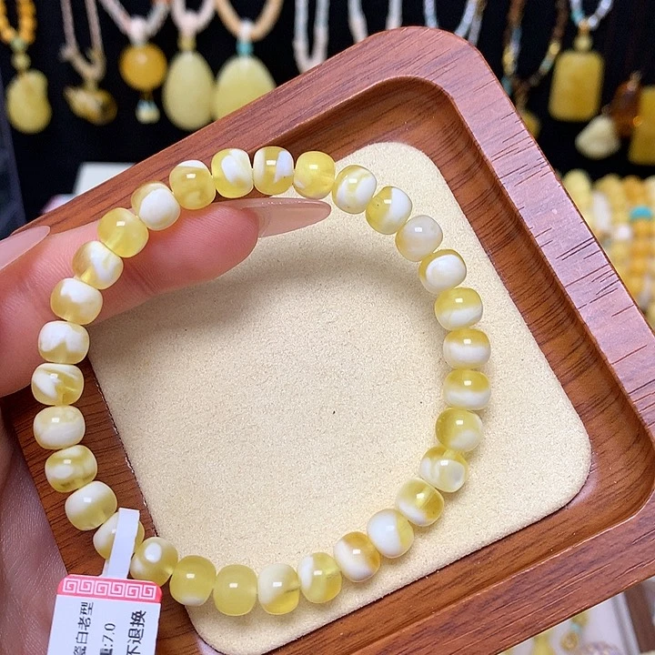 手链蜜蜡未镶嵌蜜蜡手串