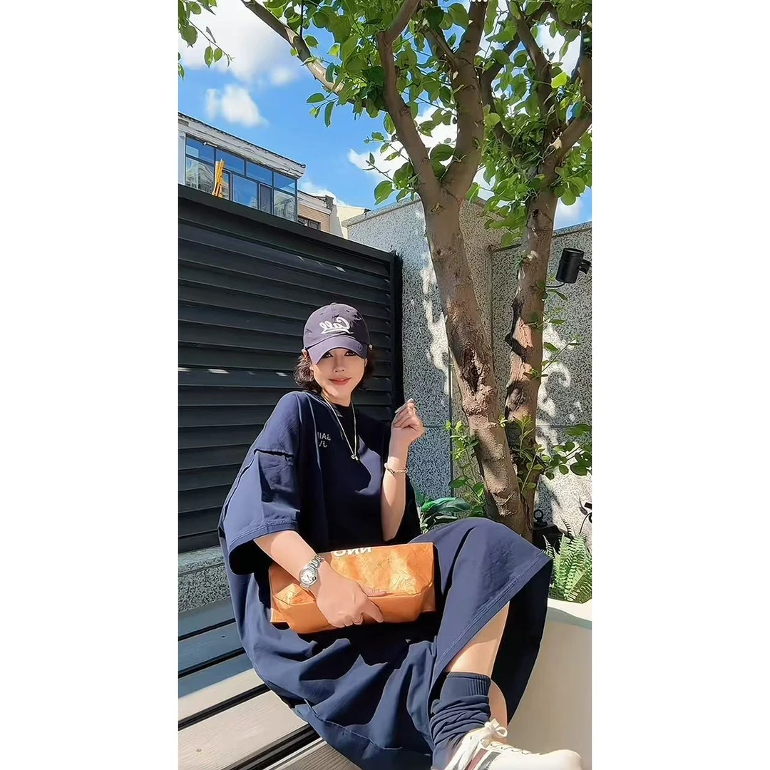 【佳姐专属】26780 - 新款JVM定制时尚百搭休闲T恤裙5/24