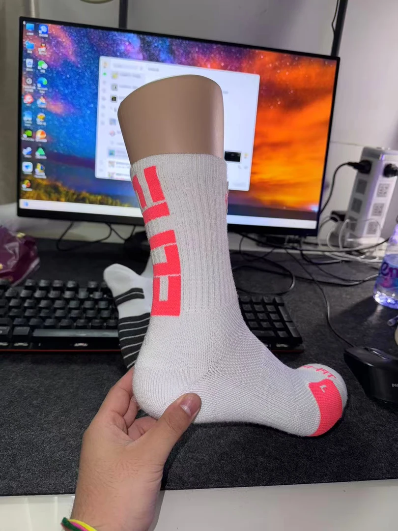 直播间过款链接加厚毛巾底透气防滑长筒篮球袜训练运动吸汗精英袜