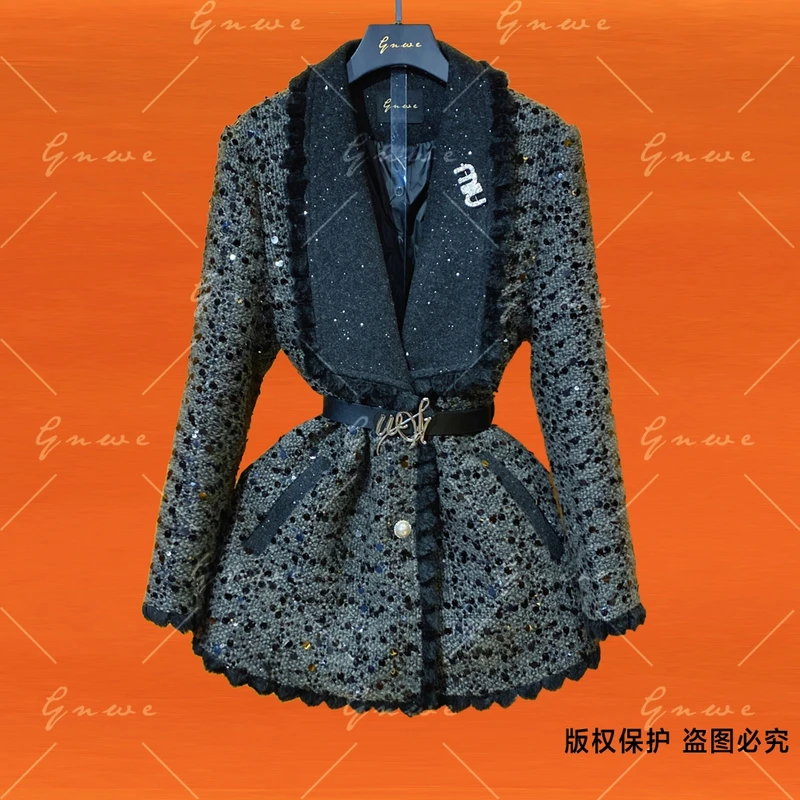 【私人订制】冬季新款时尚气质百搭洋气显瘦外套G1223