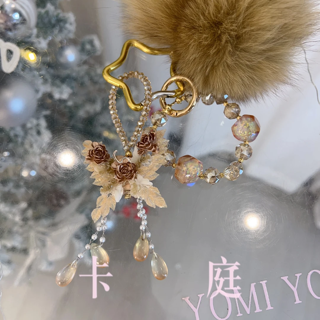 尤米饰品 卡庭原创精致百搭手机链  K1670