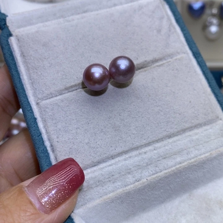 银S925镶嵌珠宝首饰淡水珍珠