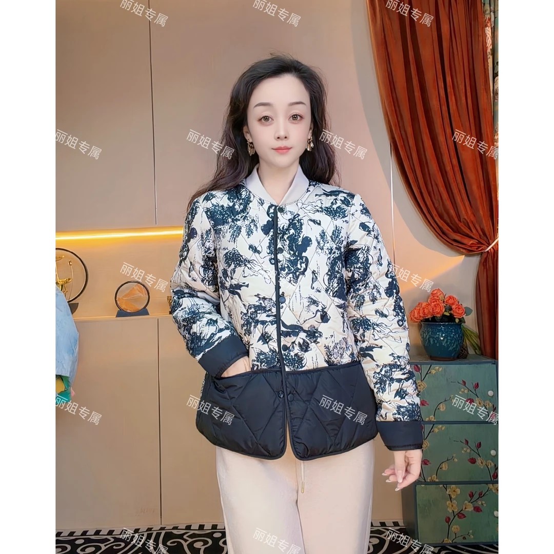 秋冬新款棉服长袖常规修身型立领常规拼接款15863