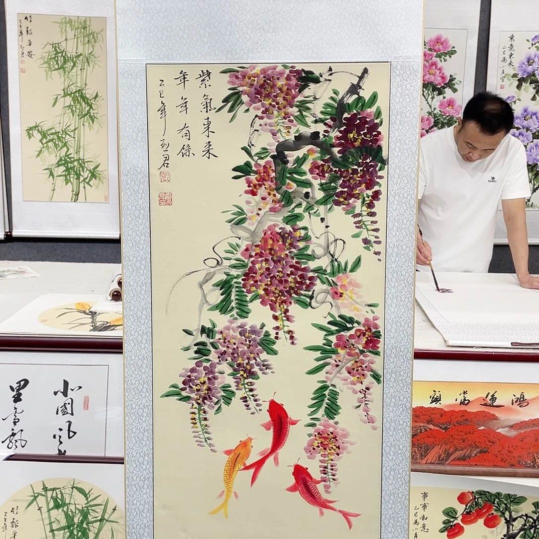 国画手绘作品手绘作品