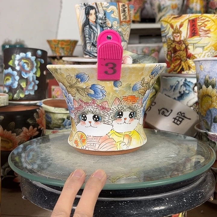 景德镇手绘花盆最高性价比厂家