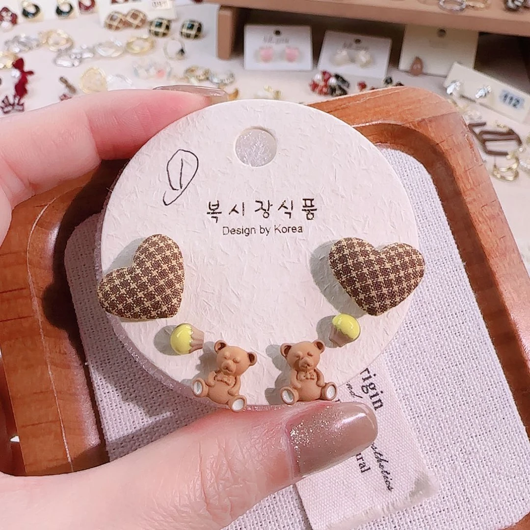 仿珍珠铜合金锡合金纯铜耳钉