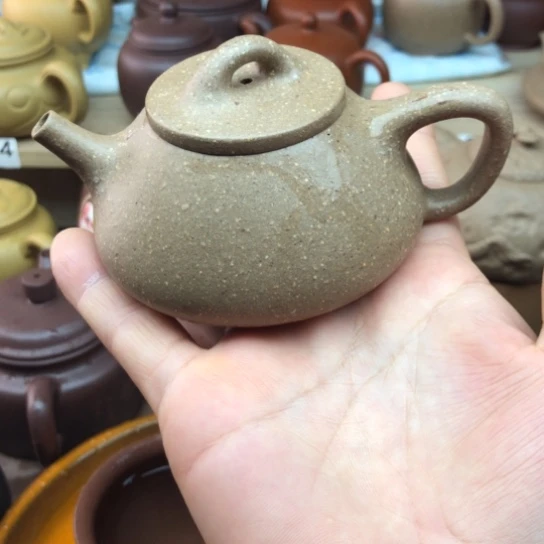 茶壶紫砂青段泥子冶130豪升左右