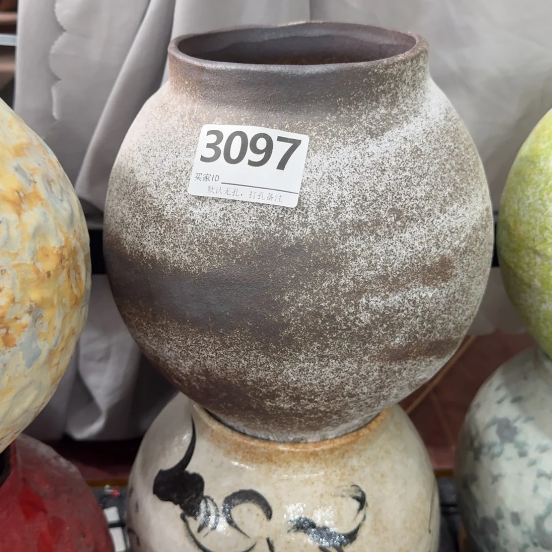海***贝摆件景德镇高温花瓶编码3097高28口14默认无孔