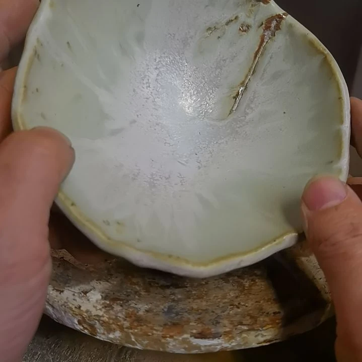 盘手工高温原矿窑变