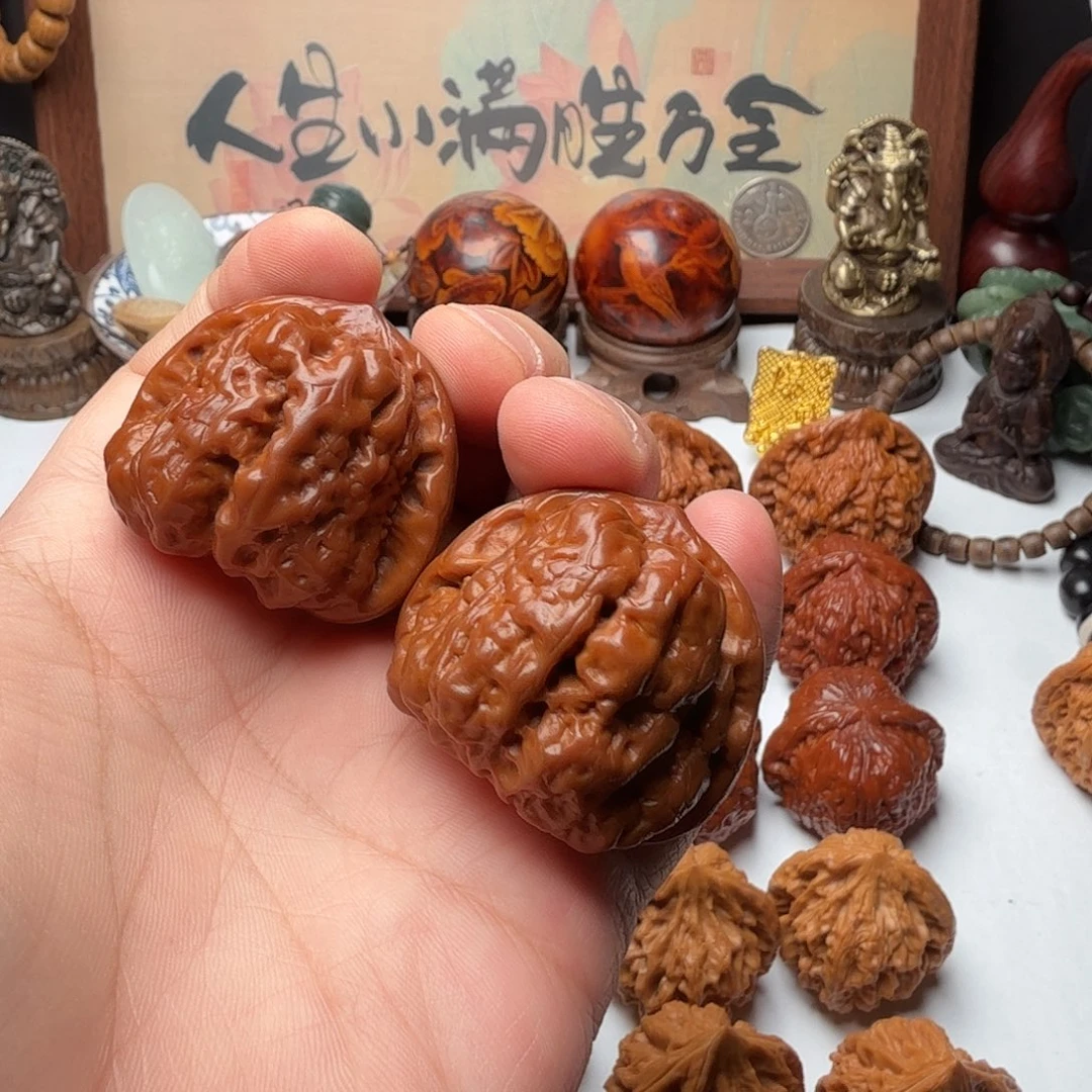文玩核桃吊坠蛤蟆头文玩核桃