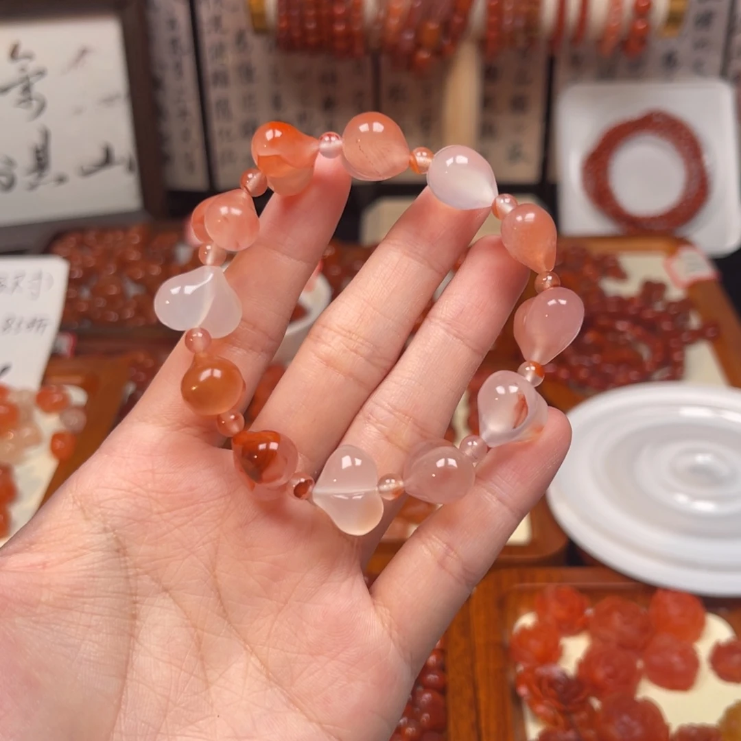南红玛瑙未镶嵌手串