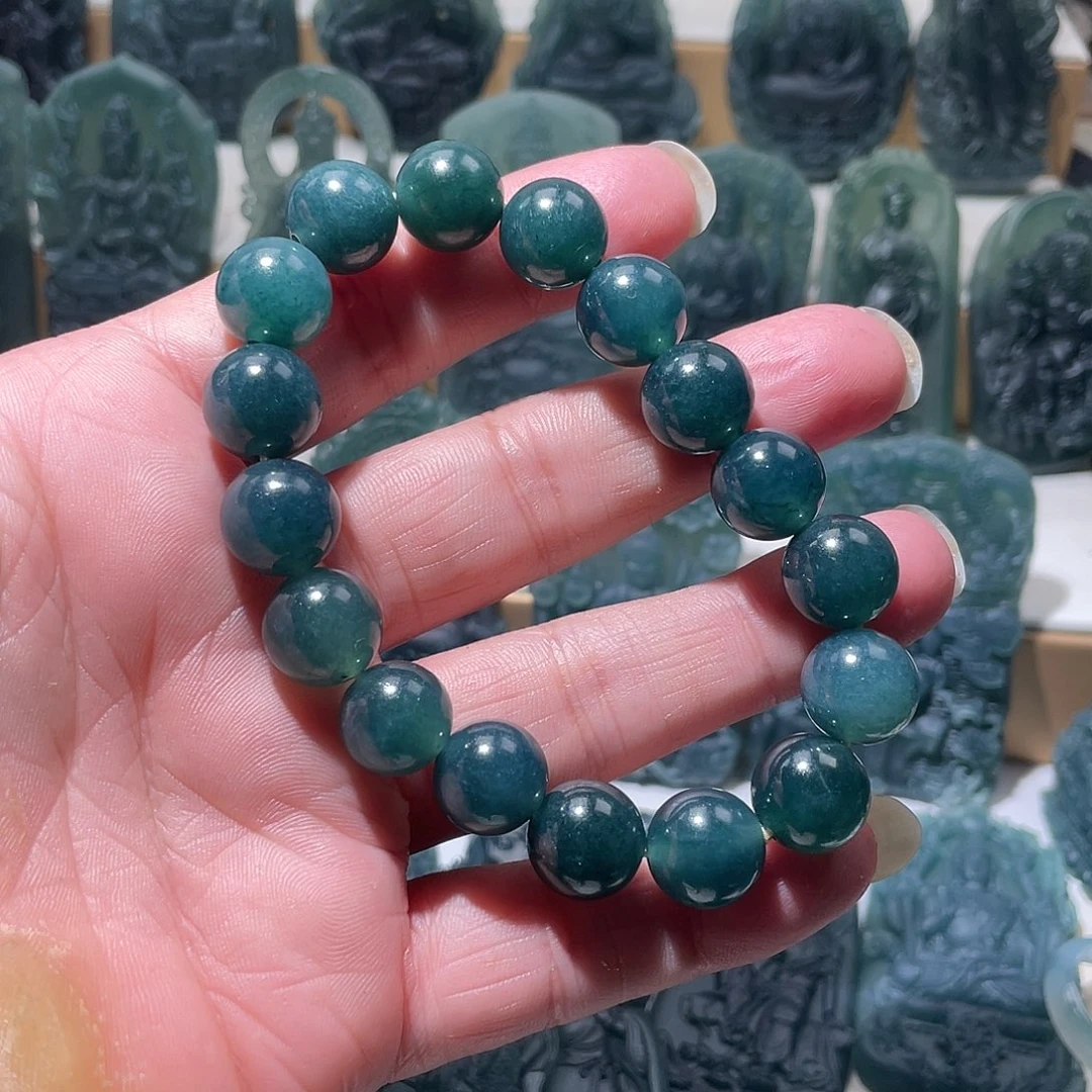 定制翡翠未镶嵌珠串