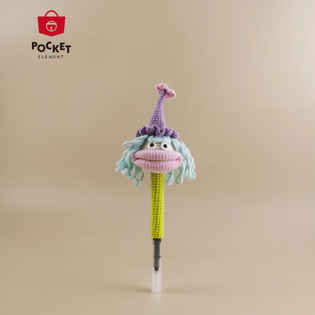 pocket 大嘴巫师丑萌笔套包包挂件背包配件书包挂件小众奢侈礼物