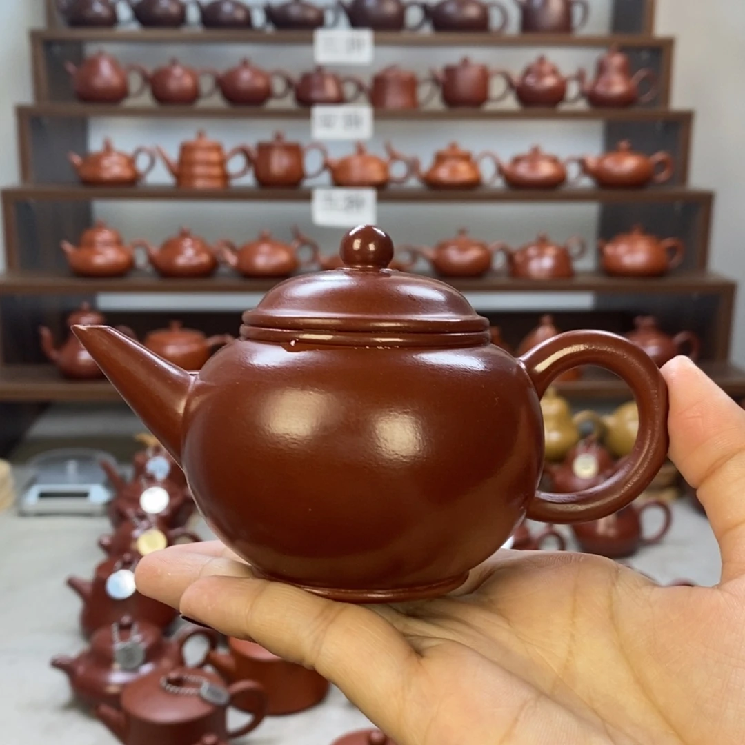 妈***。紫砂茶壶潮州手拉壶水平130