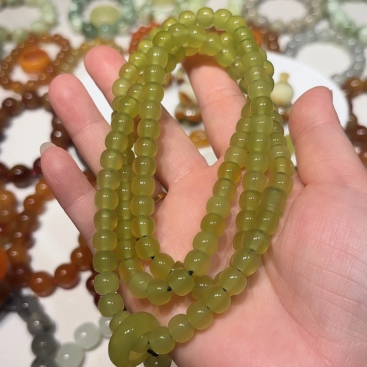 蛇纹石玉未镶嵌手串