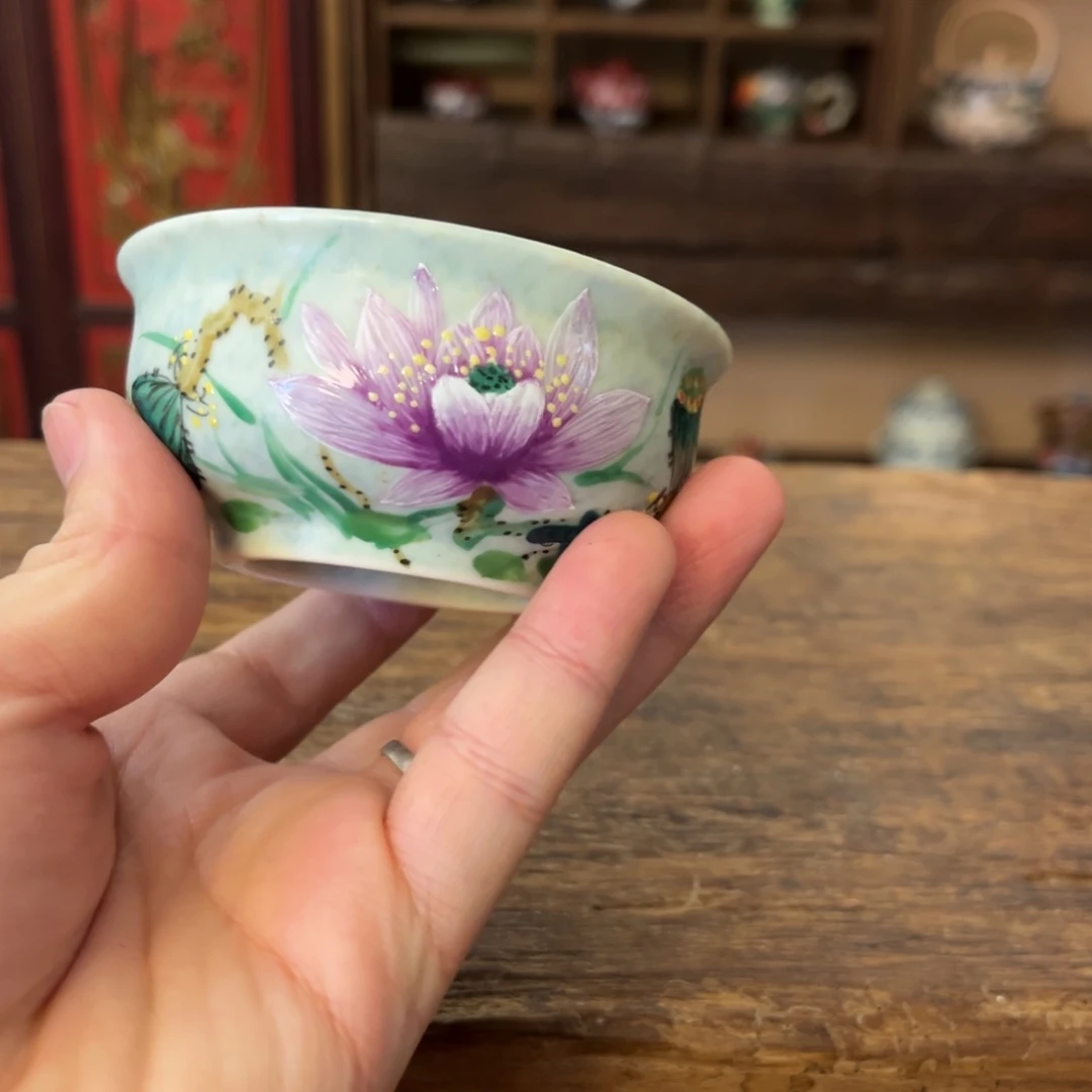 柴烧手工手绘陶瓷