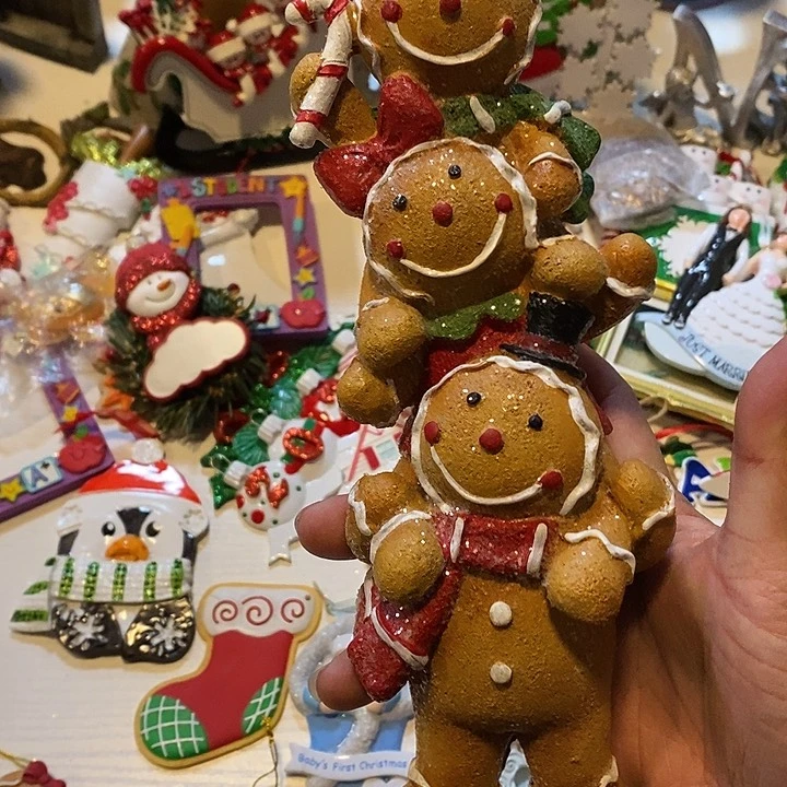 树脂制品姜饼人叠叠乐