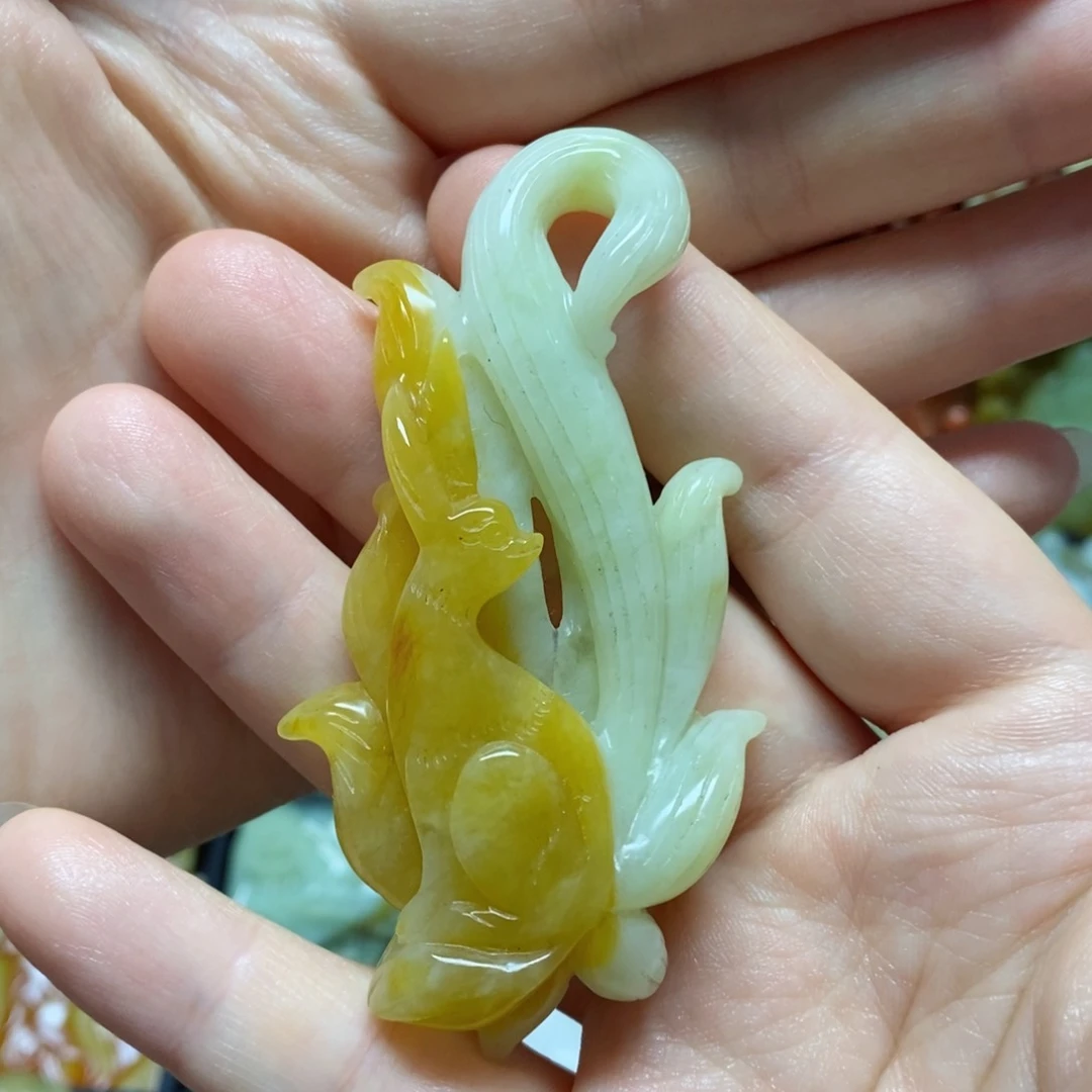 岫玉吊坠(赠链)未镶嵌
