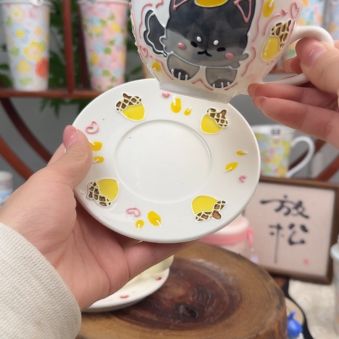 陶42景德镇手绘高温釉下彩